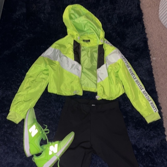 Jackets & Blazers - Lime green jacket